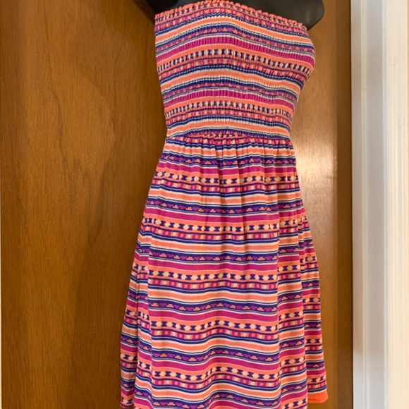 GUESS STRAPLESS SUN DRESS SIZE XS - Picture 6 of 7